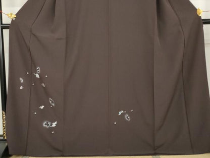 平和屋着物●訪問着　舞葉文　水玉　暈し染め　正絹　逸品　AABK1810cs