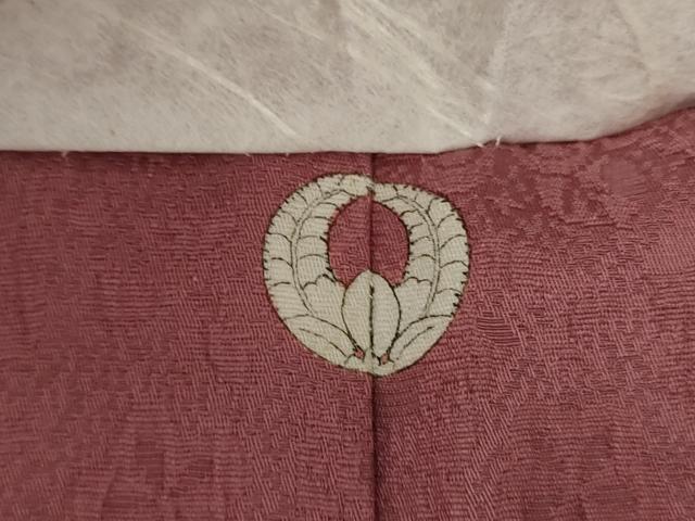 平和屋着物●上質な色無地　辻が花地紋　薄紅梅色　正絹　逸品　未使用　AABK1815cs