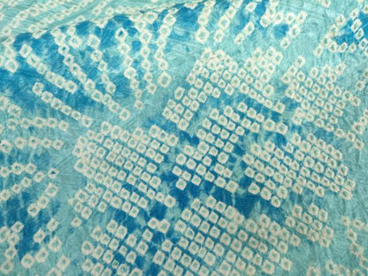 平和屋着物●豪華振袖　絞り　雲取り草花文　正絹　逸品　AABK1824cs