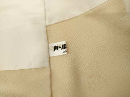 平和屋着物●訪問着　エ霞雪輪草花文　暈し染め　金銀彩　正絹　逸品　AABK1838cs