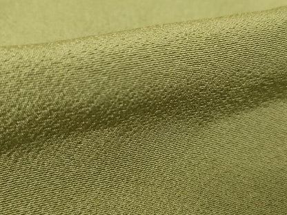 平和屋着物●上質な色無地　油色　正絹　逸品　AABK1848ck