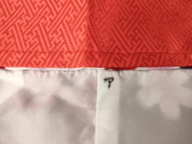 平和屋着物●小振袖　二尺袖　舞花文　金彩　洗える着物　AABK1857ck