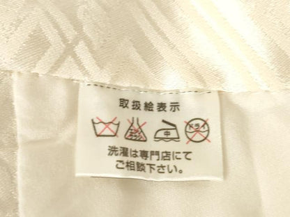 平和屋着物●豪華振袖　駒刺繍　草花文　金彩　正絹　逸品　AABK1878ck