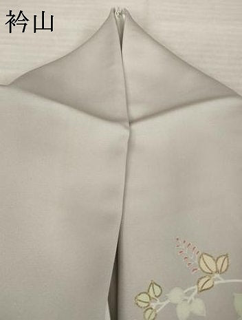 平和屋着物●訪問着　草花文　正絹　逸品　AABK1891ck