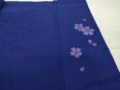 平和屋着物●豪華振袖　駒刺繍　絞り　舞桜　暈し染め　金糸　やまと誂製　ロング丈　正絹　逸品　AABK1894ck
