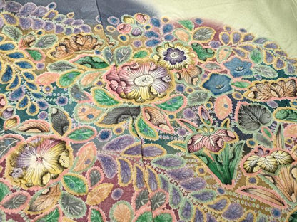 平和屋着物●豪華振袖　辻が花　絞り　金彩　仮絵羽　逸品　未使用　AABK1895ck
