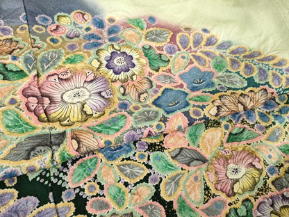 平和屋着物●豪華振袖　辻が花　絞り　金彩　仮絵羽　逸品　未使用　AABK1895ck
