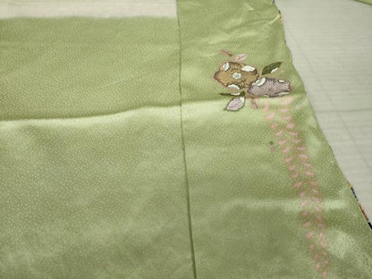 平和屋着物●豪華振袖　辻が花　絞り　金彩　仮絵羽　逸品　未使用　AABK1895ck
