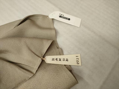 平和屋着物●色留訪問着　寿光織　童子　仮絵羽　正絹　逸品　未使用　AABK1896ck