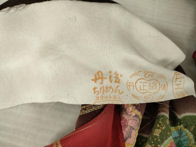 平和屋着物●越後十日町の一流染匠 桐屋・翠山工房 徳永憲峯 振袖 辻が花 絞り 暈し染め 銀通し地 仮絵羽 逸品 未使用 AABK1906ck