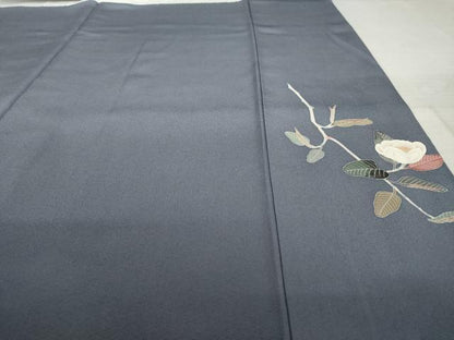 平和屋着物●本加賀友禅作家　木村州宏　訪問着　枝花文　正絹　逸品　AABK1907ck