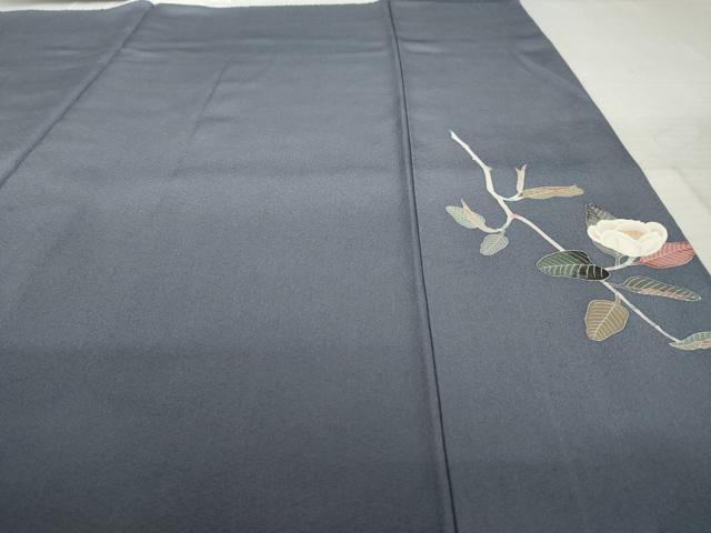 平和屋着物●本加賀友禅作家　木村州宏　訪問着　枝花文　正絹　逸品　AABK1907ck