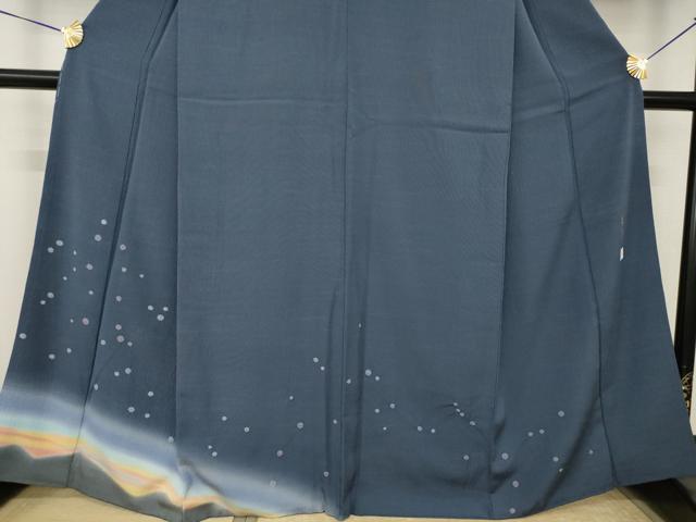 平和屋着物●訪問着　作家物　絞り　星物語　暈し染め　正絹　逸品　AABK1908ck