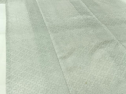 平和屋着物▽小紋　単衣　横段花文　洗える着物　AABK1931jh