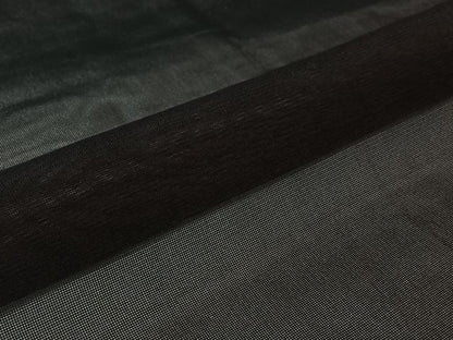 平和屋着物▽羽織　スリーシーズン　春夏秋　塵除け　黒地　正絹　逸品　AABK1946jh