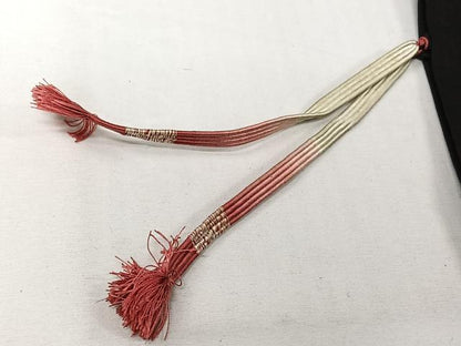 平和屋着物▽羽織　スリーシーズン　春夏秋　塵除け　楓文　黒地　正絹　逸品　AABK1949jh