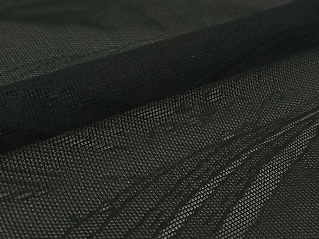 平和屋着物▽羽織　スリーシーズン　春夏秋　塵除け　流水文　黒地　正絹　逸品　AABK1951jh