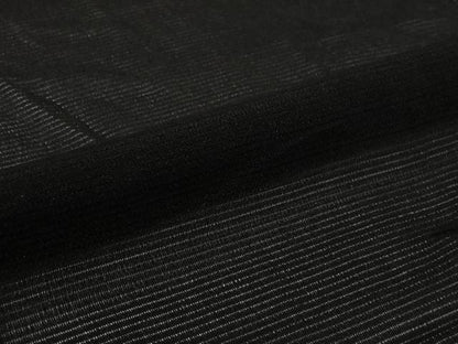 平和屋着物▽羽織　スリーシーズン　春夏秋　塵除け　黒地　正絹　逸品　AABK1976jh