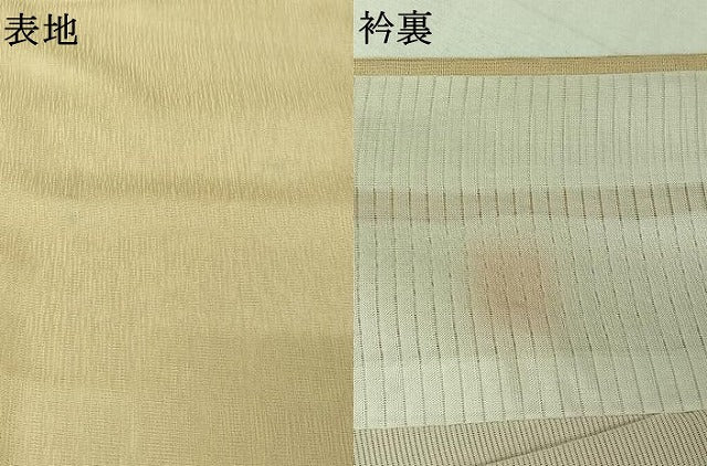 平和屋着物▽訪問着　紗袷　紗×絽　手描き　流水花丸文　銀彩　正絹　逸品　AABK1994jh