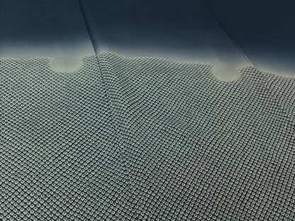 平和屋着物▽訪問着　単衣　雪輪鹿の子文　暈し染め　正絹　逸品　AABK2029jh