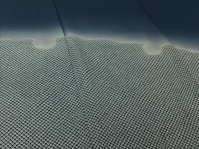 平和屋着物▽訪問着　単衣　雪輪鹿の子文　暈し染め　正絹　逸品　AABK2029jh