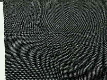 平和屋着物▽本塩沢　単衣　蚊絣　正絹　逸品　AABK2052jh