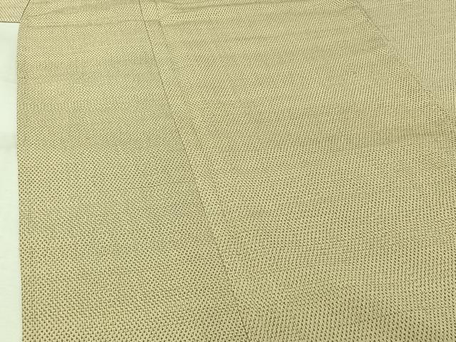 平和屋着物▽本塩沢　単衣　蚊絣　正絹　逸品　AABK2069jh
