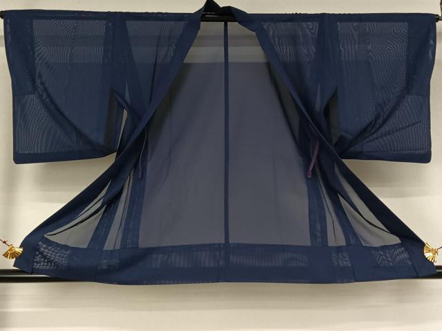 平和屋着物▽羽織　スリーシーズン　春夏秋　塵除け　深縹色　洗える着物　AABK2105jh