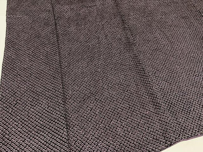 平和屋着物●大変加工の良い総絞り小紋　正絹　逸品　未使用　AABK2122ph