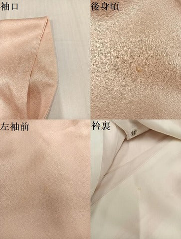 平和屋着物●豪華色留袖　草花文　暈し染め　金銀彩　正絹　逸品　AABK2128ph