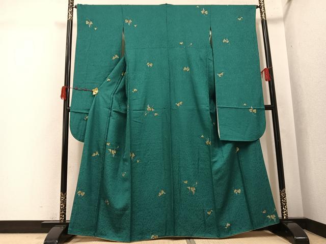 平和屋着物●豪華振袖　葡萄蔦の葉文　金彩　やまと誂製　正絹　逸品　AABK2129ph