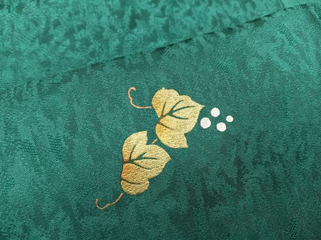 平和屋着物●豪華振袖　葡萄蔦の葉文　金彩　やまと誂製　正絹　逸品　AABK2129ph