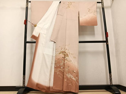 平和屋着物●訪問着　花籬文　暈し染め　金彩　正絹　逸品　AABK2130ph