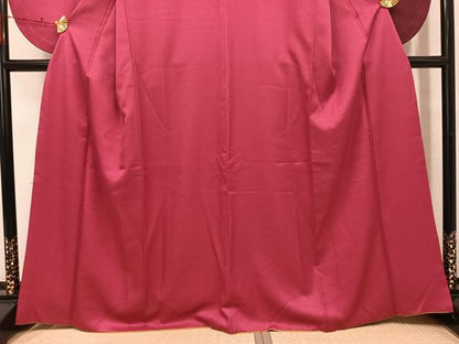 平和屋着物●小振袖　二尺袖　桜　暈し染め　金彩　洗える着物　AABK2132ph