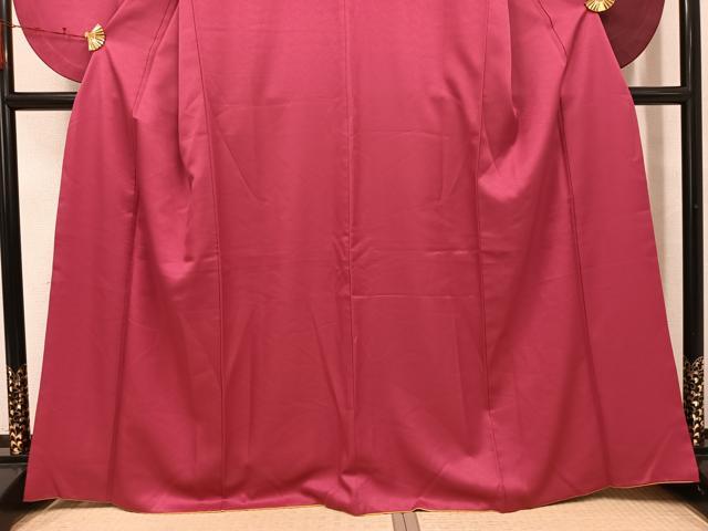 平和屋着物●小振袖　二尺袖　桜　暈し染め　金彩　洗える着物　AABK2132ph