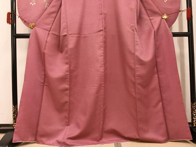 平和屋着物●小振袖　二尺袖　桜　暈し染め　洗える着物　AABK2137ph