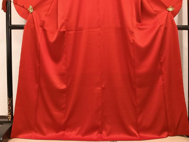 平和屋着物●小振袖　二尺袖　桜毬文　金彩　洗える着物　AABK2143ph