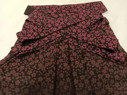 平和屋着物▼女性　行灯袴　舞桜文　暈し染め　洗える着物　AABK2168ph
