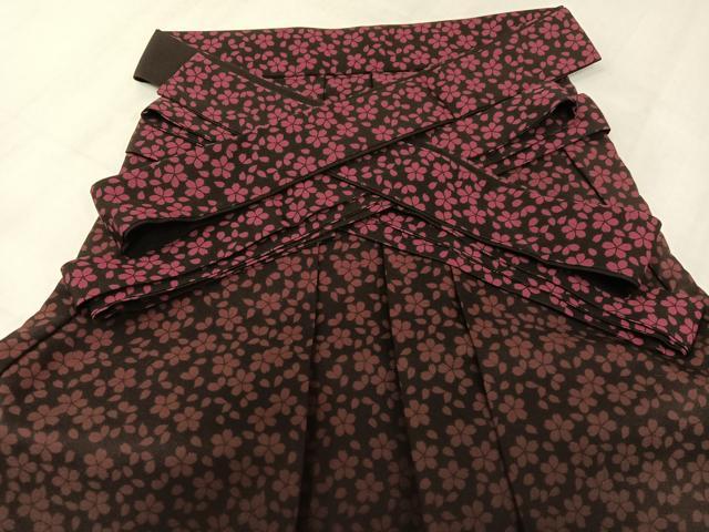平和屋着物▼女性　行灯袴　舞桜文　暈し染め　洗える着物　AABK2168ph