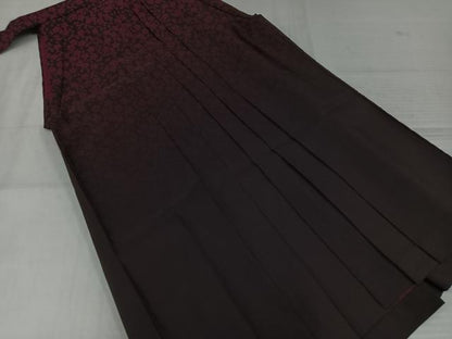 平和屋着物▼女性　行灯袴　舞桜文　暈し染め　洗える着物　AABK2168ph