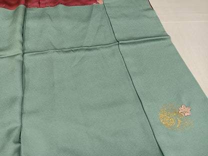平和屋着物●豪華振袖　刺繍　花楽器文　暈し染め　金彩　丹後ちりめん　仮絵羽　正絹　逸品　未使用　AABK2172ph
