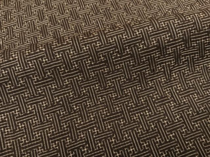 平和屋着物●本場大島紬　龍郷絣　秋名バラ　正絹　逸品　AABK2179ph