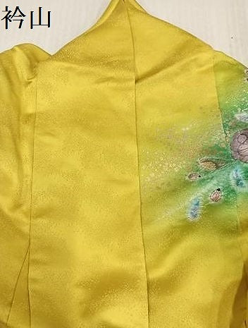 平和屋着物●豪華振袖　絞り　辻が花　暈し染め　金銀彩　金通し地　正絹　逸品　AABK2188ph