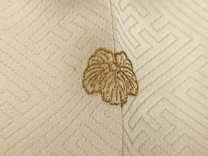 平和屋着物●訪問着　御所車吉祥草花文　金彩　正絹　逸品　AABK2201ph