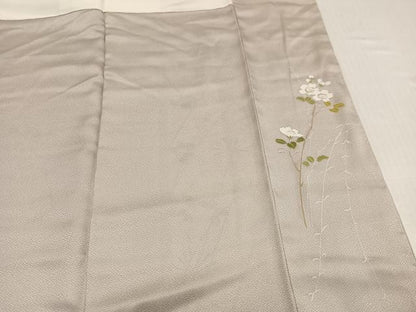 平和屋着物●訪問着　友禅　枝花文　暈し染め　正絹　逸品　未使用　AABK2203ph