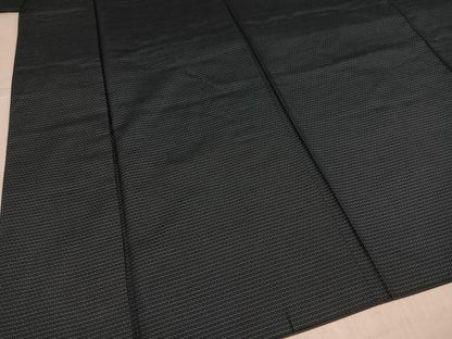 平和屋着物●男性　紬　アンサンブル　80亀甲　正絹　逸品　AABK2208ph