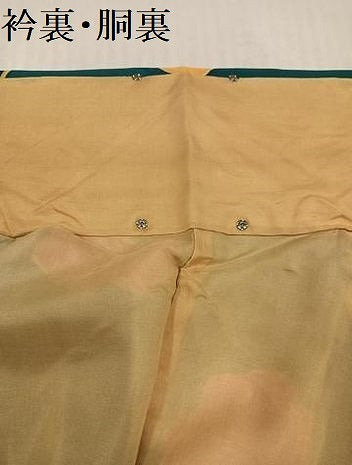 平和屋着物▼上質な小紋　地紋起こし　蔦の葉文　暈し染め　正絹　逸品　未使用　AABK2213ph
