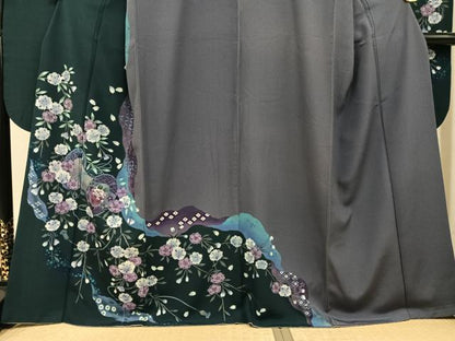 平和屋着物●豪華振袖　桜鼓文　正絹　逸品　AABK2218ph