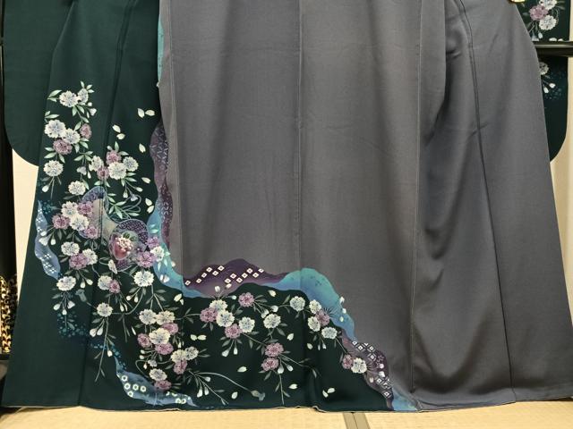 平和屋着物●豪華振袖　桜鼓文　正絹　逸品　AABK2218ph