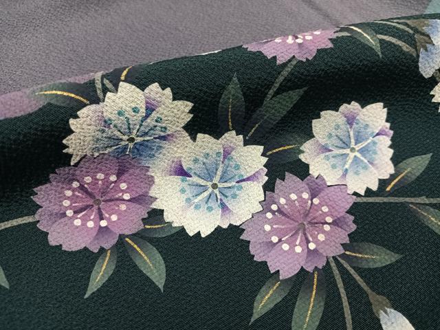 平和屋着物●豪華振袖　桜鼓文　正絹　逸品　AABK2218ph